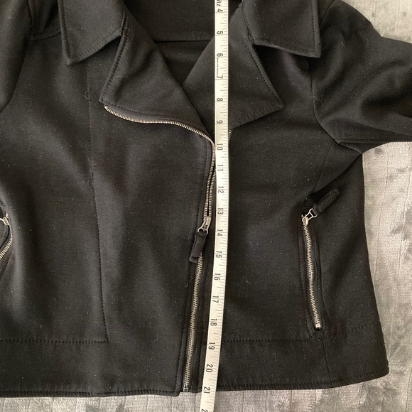 Max Studio Knit Moto Jacket - Picture 5 of 7